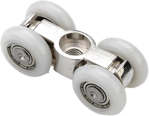 Stainless Steel Sliding Door Roller Bear 30KG Home Room Wardrobe Wood Door Hanging Wheels for Furniture Hardware Wheel in Saudi Arabia
