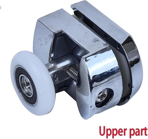 4pcs Shower Door Rollers Wheel Runner, Bathroom Sliding Door Rail Roller Wheels,23mm 25mm Single Runner Shower Door Rollers.(23 Upper Part Big) in Saudi Arabia