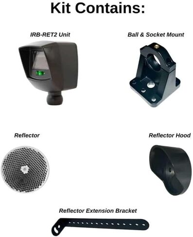 EMX IRB-TRE-2 Universal UL325 Retroerfective Photoeye Kit ، يحل محل IRB-TRE in Saudi Arabia