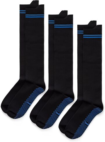 Joe & Bella Socks Socks Big-Grip No-Slip Compression Socks for Women & Men-15-20mmhg non slip (3 pack) in Saudi Arabia