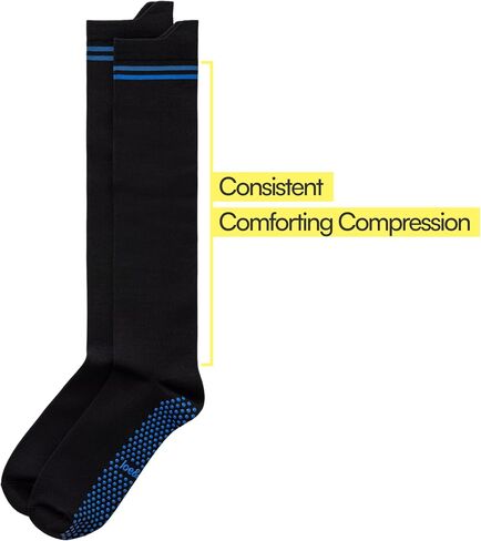 Joe & Bella Socks Socks Big-Grip No-Slip Compression Socks for Women & Men-15-20mmhg non slip (3 pack) in Saudi Arabia