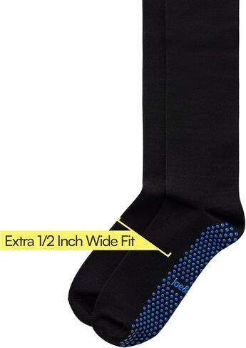 Joe & Bella Socks Socks Big-Grip No-Slip Compression Socks for Women & Men-15-20mmhg non slip (3 pack) in Saudi Arabia