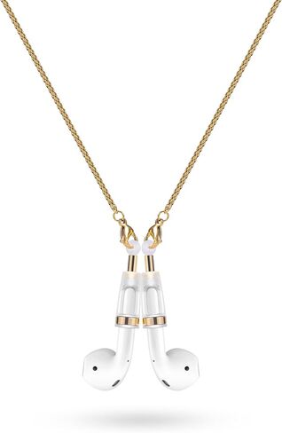 Magnetic Anti-Lost Straps for AirPods, Golden Cable Chain Necklace Lanyard String Compatible with AirPods Pro 3 2 1/Pro 1st & 2nd Headphone Holder Neck Rope Cord in Kuwait