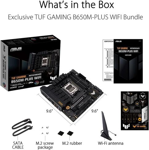 ASUS TUF GAMING B650E-E WIFI AMD AM5 B650 ATX motherboard, 8+2+1 80A DrMOS stage, DDR5, PCIe 5.0 Ready, 3x M.2, Wi-Fi 6E, 2.5 Gb LAN, DisplayPort, HDMI™, USB 20Gbps Type-C®, BIOS FlashBack™, Aura Sync in Saudi Arabia