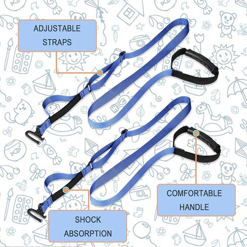 Ski Harness for Kids, Adjustable Ski and Snowboard Harness Trainer, Teach Your Child The Speed Control of Skiing in Kuwait