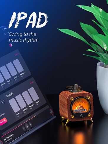 الصوت اللاسلكي الرجعية التناظرية VU Meter مستوى الصوت مؤشر DB DICHED DB ، VU مستوى الصوت الخلف دافئ AMP ، VU MUSIC SYNC و REACEP RHYTHM Ambient Lights-FVU1-M in Kuwait