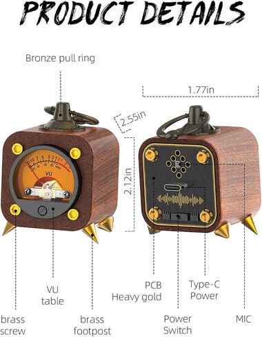الصوت اللاسلكي الرجعية التناظرية VU Meter مستوى الصوت مؤشر DB DICHED DB ، VU مستوى الصوت الخلف دافئ AMP ، VU MUSIC SYNC و REACEP RHYTHM Ambient Lights-FVU1-M in Kuwait