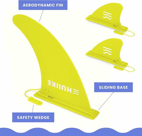 Paddle Board Fins Replacement 3 Pack Detachable Stand Up Paddleboard Fins with Safety Lock | Inflatable Paddle Board Accessories for Sup, Surfboard and Longboard | Sup Fin Replacement Kit in Saudi Arabia