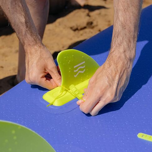 Paddle Board Fins Replacement 3 Pack Detachable Stand Up Paddleboard Fins with Safety Lock | Inflatable Paddle Board Accessories for Sup, Surfboard and Longboard | Sup Fin Replacement Kit in Saudi Arabia