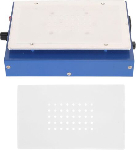 Keenso LED Microcputher Soldering لوحة ساخنة فعالة لإصلاح لوحة الدائرة DIY سبيكة الألومنيوم 450W (بلاد الولايات المتحدة 110 فولت) in Kuwait