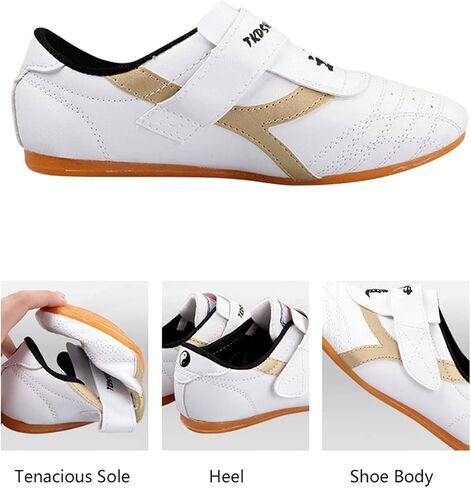Taekwondo Shoes, Lightweight and Soft TPR Rubber Soles for Adults Children,Taekwondo, Boxing, Kung Fu and Taichi in Saudi Arabia