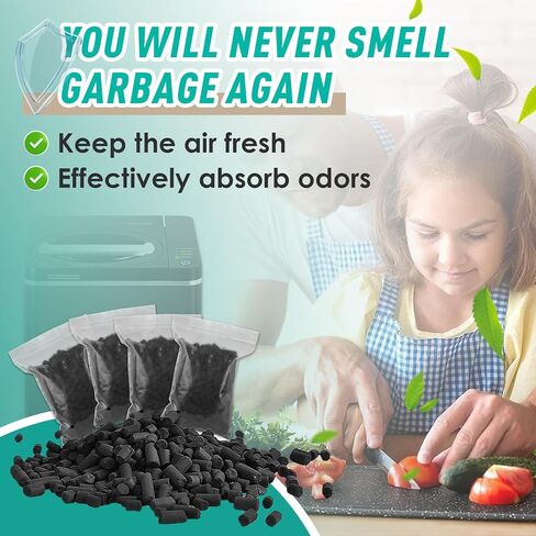 تعبئة الفحم المنشط من 4 عبوات لـ Vitamix FC-50-SP-SP-SP-SMALR COMPOSTER SMART WAST in Kuwait