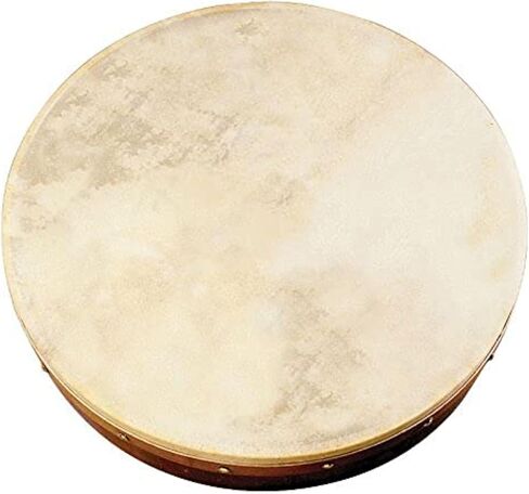 Waltons Bodhrán 18 "(Chase) - أداة الأيرلندية المصنوعة يدويًا - نغمة واضحة وموسيقية - مضرب الخشب الصلب مدرج ث/شراء in Kuwait