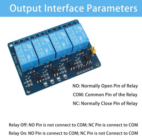 4 وحدة ترحيل القناة DC 12V مع لوحة التحكم Optocoupler وضوء المؤشر ، مرحلات إكسسوارات لوحة التطوير ، Suport High Low Level Trigger in Kuwait