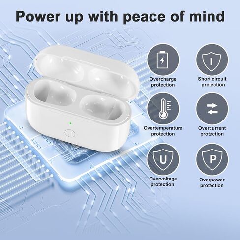 استبدال حالة الشحن اللاسلكي متوافق مع الجيل الثالث من AirPod ، Air Pod 3 Charger مع زر مزامنة الاقتران Bluetooth in Kuwait