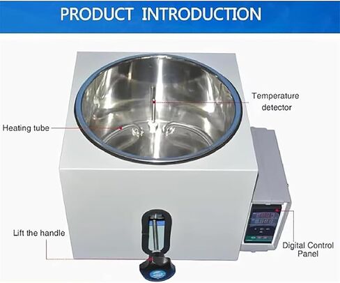 Constant Temperature Lab Water and Oil Bath with LED Digital Display, PID Control, Stainless Steel Liner for Scientific Experiments (2L) (2KW) in Saudi Arabia