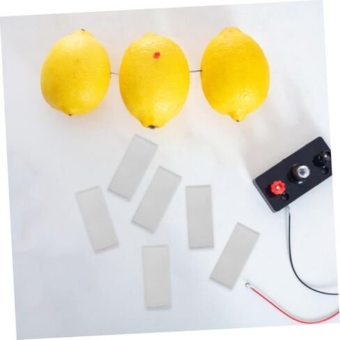 PRETYZOOM 10pcs Zinc Electroplating Anode Plate for Zinc Plating Fruit Battery Experiment Tools in Saudi Arabia