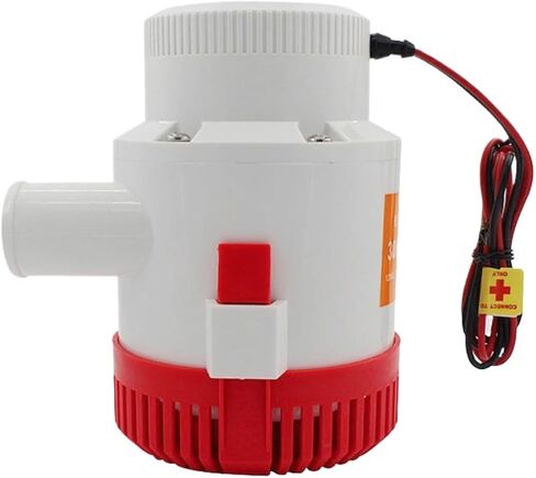 5M Lift Bilge Pump 12V 24 Volt Electric Water Pump for Boat Seaplane Motor Homes Houseboat 3000GPH 3500GPH 3700GPH(3700GPH,12V) in Kuwait
