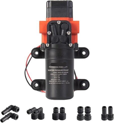 12V Marine Water Pump Diaphragm Self Priming Pump Boat Accessories Showers Toilets Water Transfer Motor for RV Caravan in Kuwait