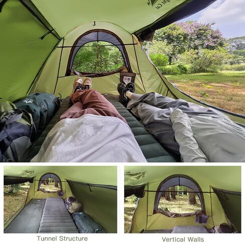 Night Cat Pop-up Camping Tent: 1 Person Tent Waterproof Instant Easy Setup Tunnel Tent in Saudi Arabia