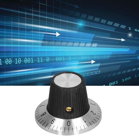 50Pcs Potentiometer Dial Knob Plastic Control Knobs Caps Replacement with 6mm Shaft BEM C1 in Saudi Arabia