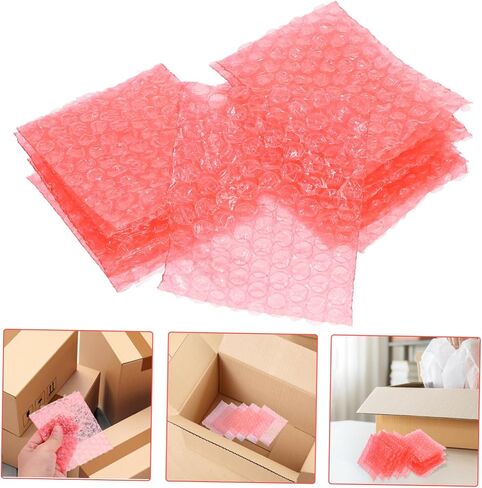 Pretyzoom 100pcs static static bubble pouches frackproof الشحن التغليف الخفيف الوزن البريدي للنقل الآمن للعناصر الهشة واللفائف المبطنة in Saudi Arabia