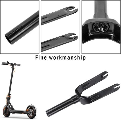 Dilwe Electric Scooter Front Fork,High Strength Aluminum Alloy Scooter Front Fork Replacement for F30 in Saudi Arabia