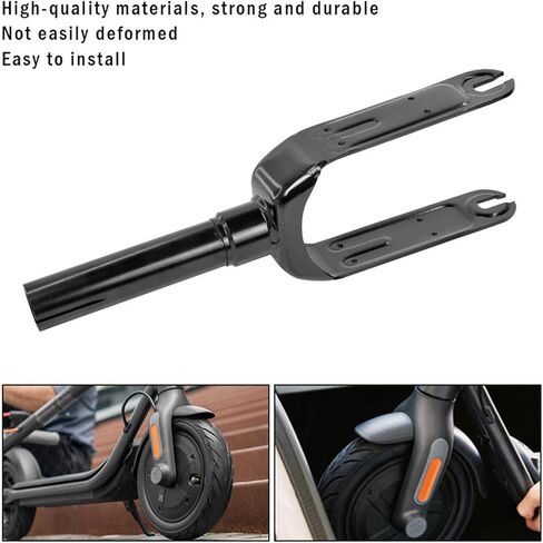 Dilwe Electric Scooter Front Fork,High Strength Aluminum Alloy Scooter Front Fork Replacement for F30 in Saudi Arabia