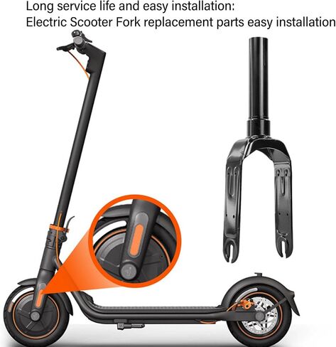 Dilwe Electric Scooter Front Fork,High Strength Aluminum Alloy Scooter Front Fork Replacement for F30 in Saudi Arabia