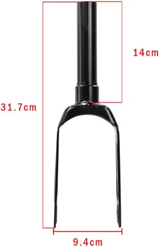 Dilwe Electric Scooter Front Fork,High Strength Aluminum Alloy Scooter Front Fork Replacement for F30 in Saudi Arabia