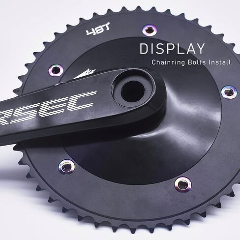 5 قطع سلسلة الترباس ملون القرص crankset سلسلة الجوز in Saudi Arabia