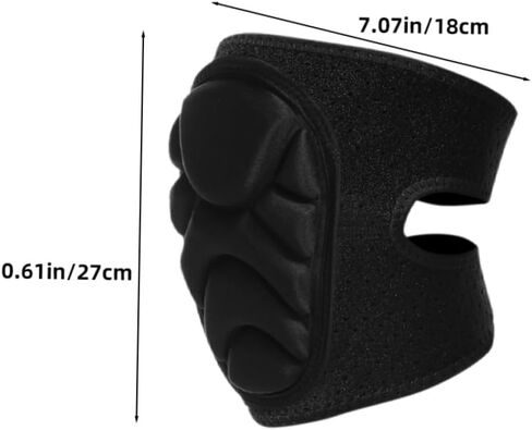 TOYANDONA 1 Pair Padded Knee Brace Pads for Sports Non Slip Protection for Running Dance and Workout Shockproof Cushioning for Men and Women Durable Sponge Material in Saudi Arabia