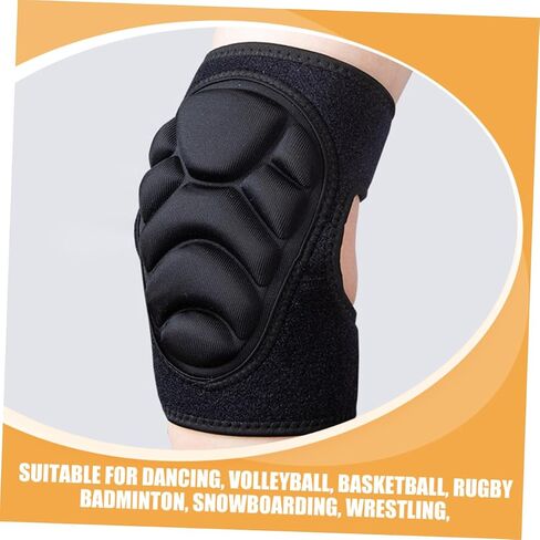 TOYANDONA 1 Pair Padded Knee Brace Pads for Sports Non Slip Protection for Running Dance and Workout Shockproof Cushioning for Men and Women Durable Sponge Material in Saudi Arabia