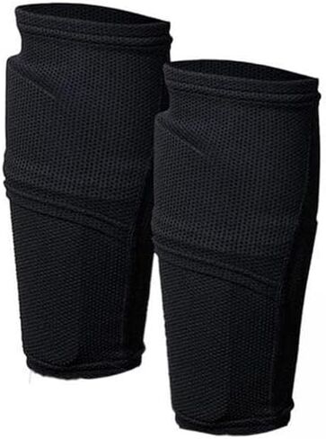 Generic 2X Football Shin Socks Soccer Shine Pads Breathable Support Legging Socks Leg Sleeves for Running Beginners in Saudi Arabia