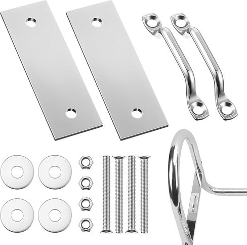2 عبوة قفص القارب سلم سلم متوافق مع LHW-LAK AL-A3-A4 AL-A5 & AL-C4 PONTON PONTONS و DOCK LADDers ، قطع غيار السفن والاكسسوارات ، جزء من الأجهزة البحرية ، مقاومة للصدأ in Kuwait