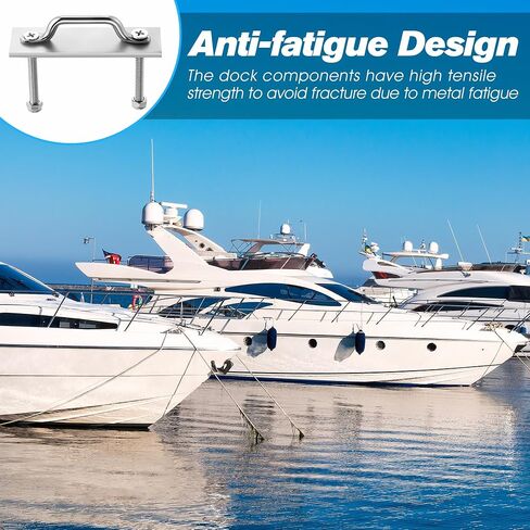 2 Pack Boat Dock Ladder Kit Compatible with Marine LHW-LAK AL-A3 AL-A4 AL-A5 & AL-C4 Pontoon Boat and Dock Ladders, Ship Parts and Accessories, Marine Hardware Part, Rust-Proof in Kuwait