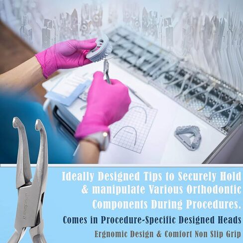 Premium Premium Premium Stainlist Staindontic Dental Confing Chorning Cliers (Plist Flat Dost Plier) in Saudi Arabia