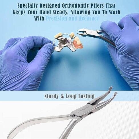 Premium Premium Premium Stainlist Staindontic Dental Confing Chorning Cliers (Plist Flat Dost Plier) in Saudi Arabia