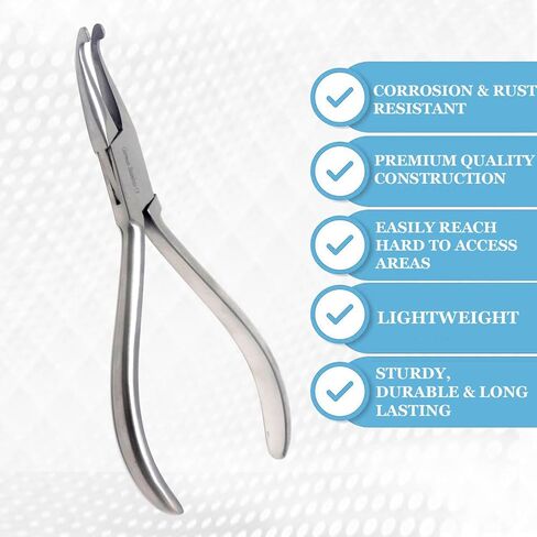 Premium Premium Premium Stainlist Staindontic Dental Confing Chorning Cliers (Plist Flat Dost Plier) in Saudi Arabia