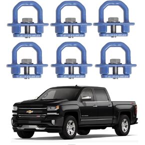 اربط مرساة مرساة سرير الجدار الجدار المتوافق مع 2007-2023 تشيفي سيلفرادو/GMC Sierra ، 2015-2023 Chevy Colorado/GMC Canyon ، 4Pack Black in Kuwait
