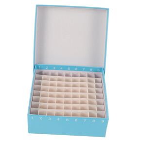 PRETYZOOM 81grid Microcentrifuge Tube Box Paper Storage Tube Container for Freezer in Kuwait