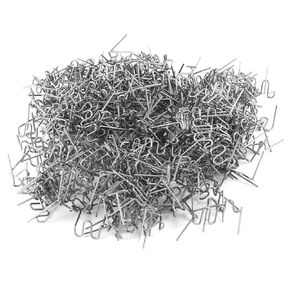 500pcs Car Bumpers Plastic Welding Machine Welding Wire Plastic Welders Studs Appearance Repairing Machine Mending Repairing Standard Pre Cut Waves Staple Strong Durable Proof for (0.8mm Small Waves) in Saudi Arabia