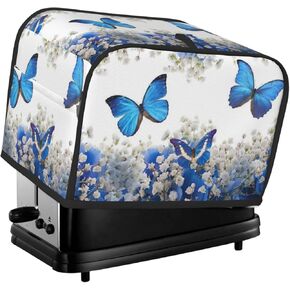 Toaster Cover 2 Slice with Hummingbird Pattern Dustproof Bread Maker Cover Fingerprint Bakeware Protection Wide Slot Toaster Bag Reusable Kitchen Small Appliance Cover in Kuwait