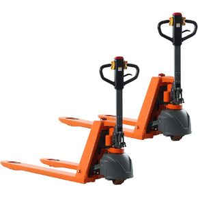 T Tory Carrier Electric Plalet Jack ، شاحنات البليت التي تعمل بالبطارية الليثيوم 48 "x27" ، حجم الشوكة ، شاحنة رفع البليت الآلية 3300 رطل للمصنع ، المستودع ، السوبر ماركت ، مقبض متعدد الوظائف in Kuwait