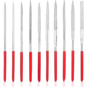 10 PCS File Diamond Needle File 3 × 140mm Mini Mini Metal Riffler Files Miniature and Model Hand File Tools Mewert in Kuwait