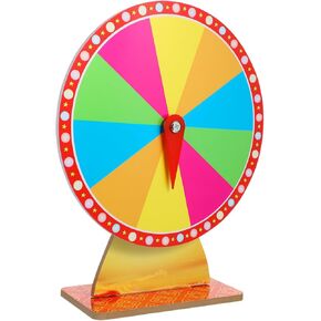 Cabilock Rotating Roulette Wheel Wheel Stand Carnival Game Diy Prize Spinner for Events in Kuwait