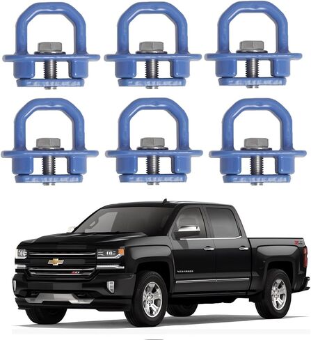 اربط مرساة مرساة سرير الجدار الجدار المتوافق مع 2007-2023 تشيفي سيلفرادو/GMC Sierra ، 2015-2023 Chevy Colorado/GMC Canyon ، 4Pack Black in Kuwait
