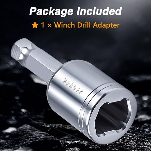0.53L × 0.41W inches Upgraded Trailer Winch Adapter, 630 Stainless Steel Universal Boat Marine Trailer Winch Handle Replacement, Trailer Winch Accessory for Boat Marine Sailboat Trailer Winch in Saudi Arabia