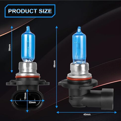 ملائمة لـ Toyota RAV4 2016 2017 2018 مصابيح مصباح هالوجين عالية الأداء ، 9012 High Low Beam +H11 Foglamp Plact Plubs ، Slip and Play ، حزمة 4 (Toyota Rav4 2016-2018) in Saudi Arabia