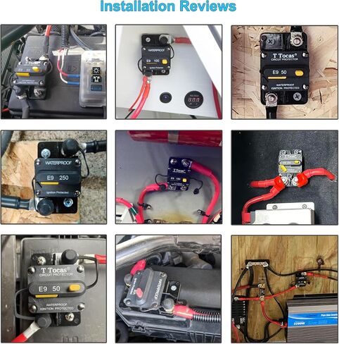 60A Circuit Breakers with Manual Reset Switchable Battery Solar System for Fishing Boat Electric Trolling Motor Marine - Waterproof IP67 12V- 72V DC in Saudi Arabia